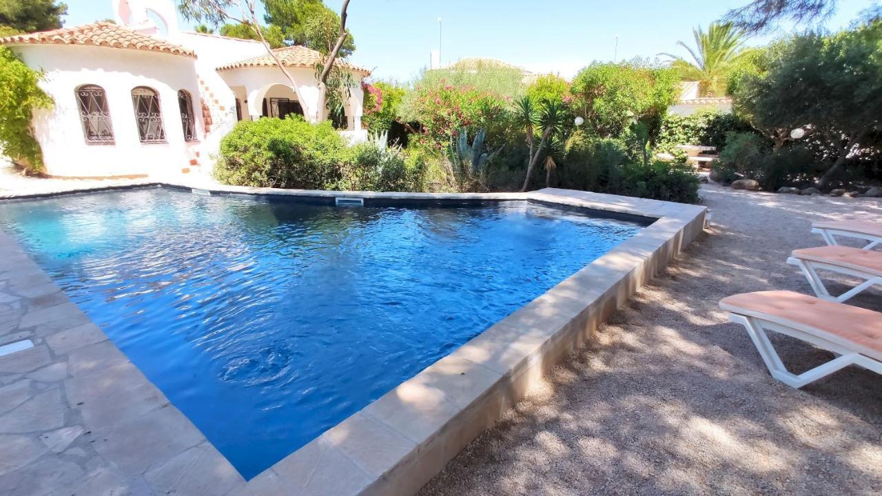 Villa Dos Calas - Bonita Villa De Estilo Rustico Y Piscina De Agua Salada L'Ametlla de Mar Extérieur photo
