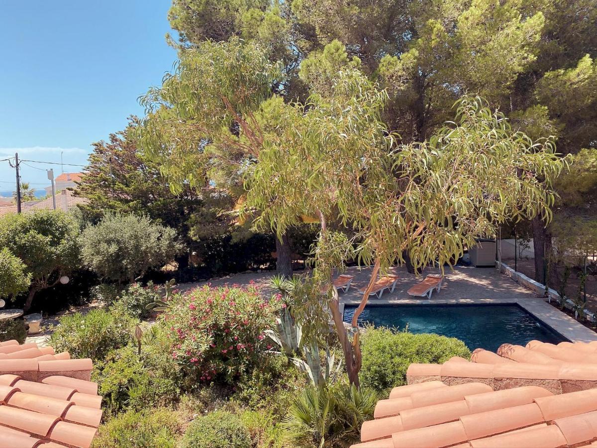 Villa Dos Calas - Bonita Villa De Estilo Rustico Y Piscina De Agua Salada L'Ametlla de Mar Extérieur photo