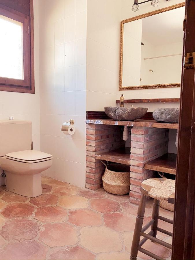 Villa Dos Calas - Bonita Villa De Estilo Rustico Y Piscina De Agua Salada L'Ametlla de Mar Extérieur photo