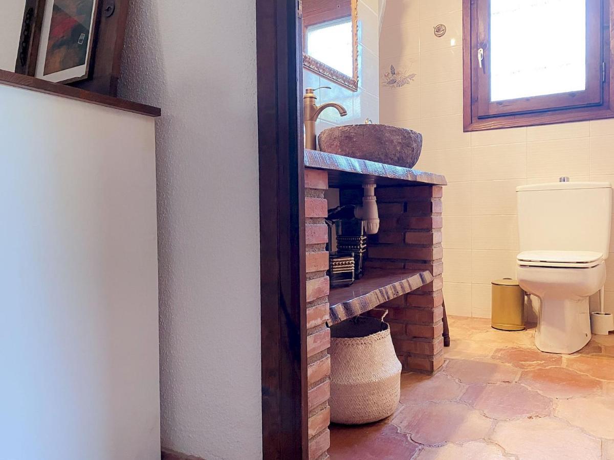 Villa Dos Calas - Bonita Villa De Estilo Rustico Y Piscina De Agua Salada L'Ametlla de Mar Extérieur photo