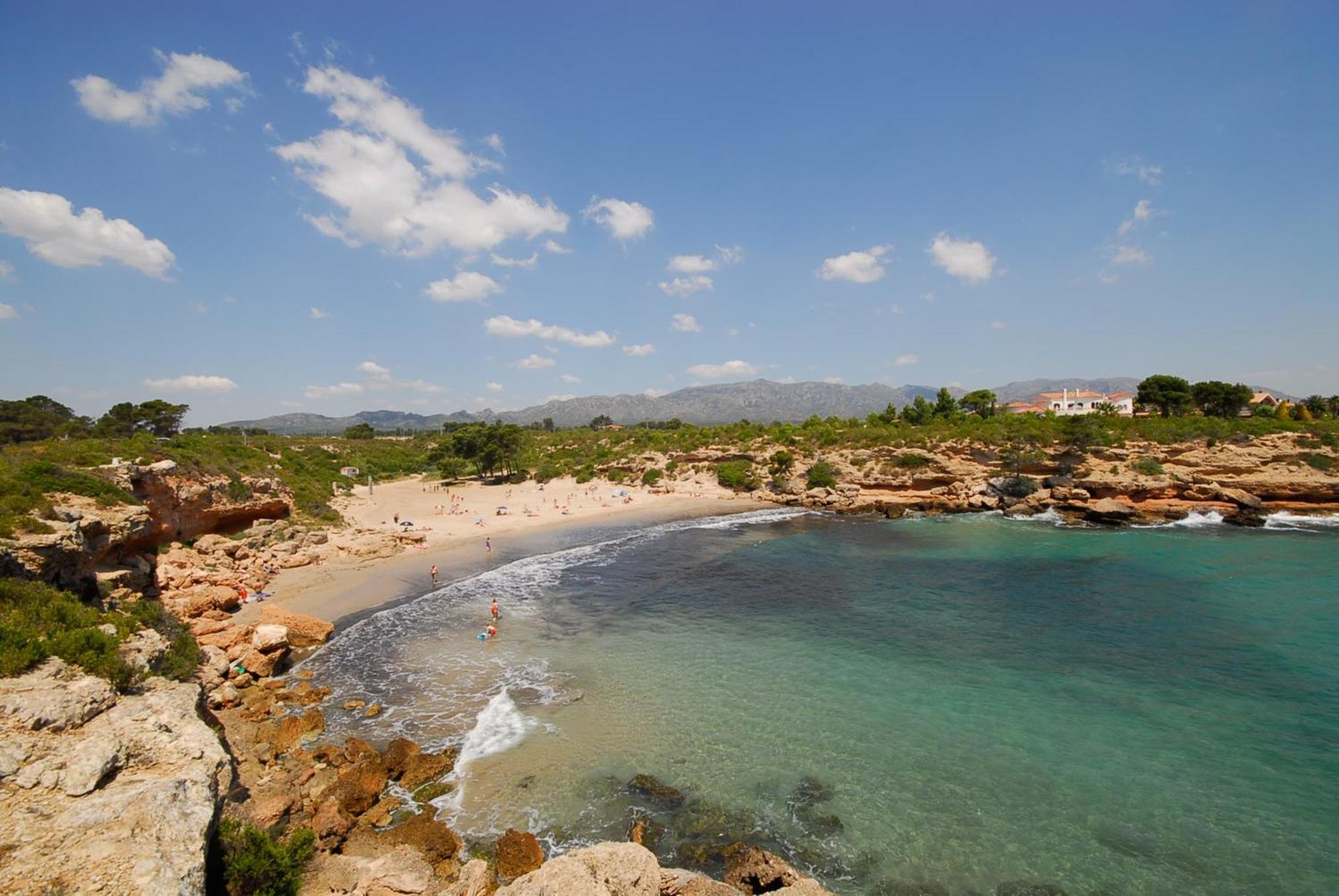Villa Dos Calas - Bonita Villa De Estilo Rustico Y Piscina De Agua Salada L'Ametlla de Mar Extérieur photo